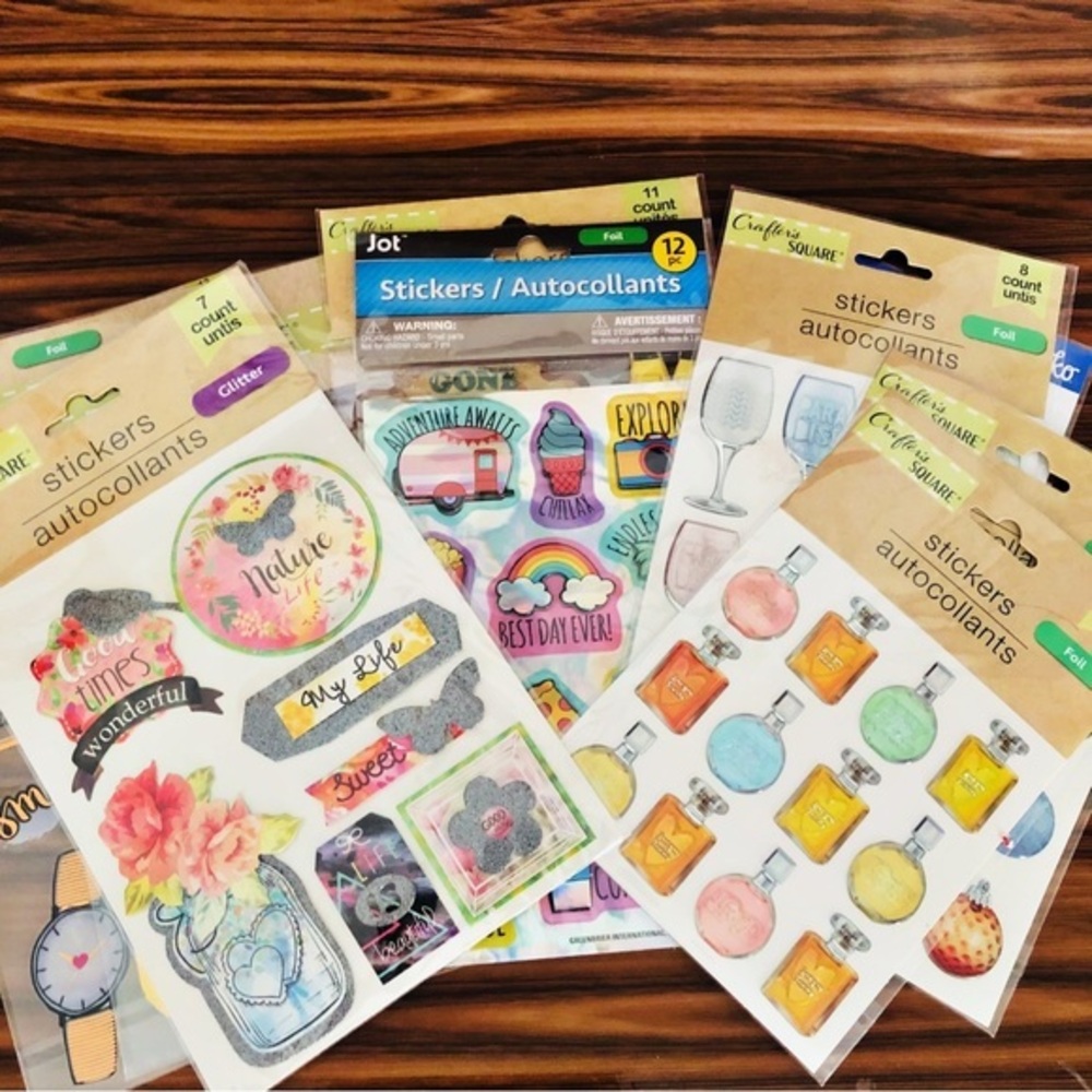 Bundle/Lot 121 Stickers Scrapbooking Bujo Journaling Arts & Crafts Posters Decor